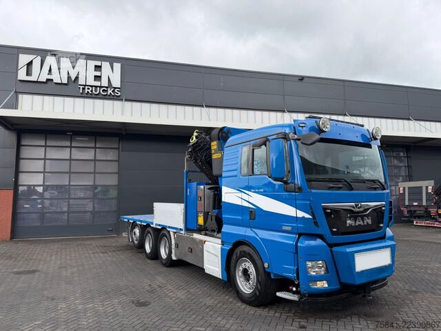 Camion-grue MAN TGX 35.540 8x4 -4 BL Palfinger PK 42002-SH G