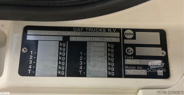Όχημα συλλογής απορριμμάτων DAF FAN CF 290 VDL Translift zijlader