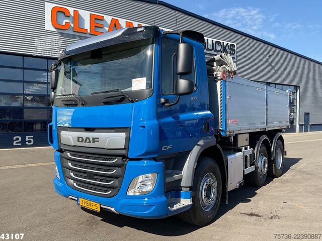 3-sānu pašizgāzējs DAF FAG CF 370 Euro 6 Just 19.087 km!