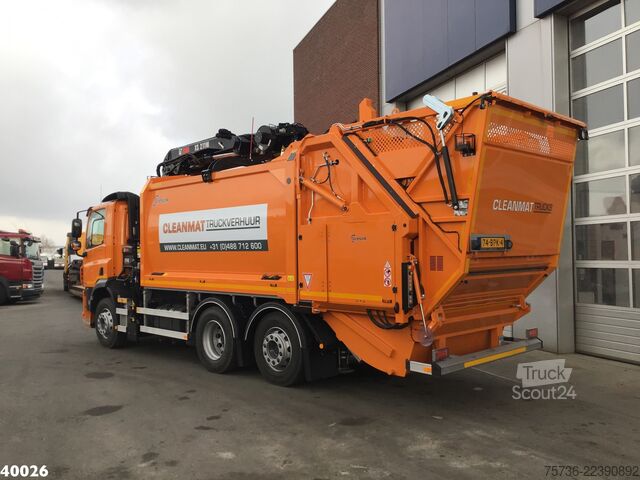 Vehicul de colectare a deșeurilor DAF FAN CF 340 Hiab 21 Tonmeter laadkraan