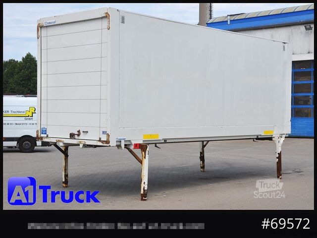 Swap body with box structure KRONE Wechselbrücke BDF 7,45 Koffer,  Textil 2750mm innen, 20 x vorhanden
