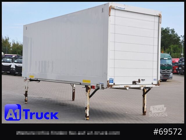Swap body with box structure KRONE Wechselbrücke BDF 7,45 Koffer,  Textil 2750mm innen, 20 x vorhanden