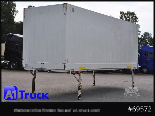 Swap body with box structure KRONE Wechselbrücke BDF 7,45 Koffer,  Textil 2750mm innen, 20 x vorhanden