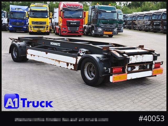 Remorque à bras amovible SCHMITZ ACF 20, Schlitten, zwillingsbereift, bis 7700mm Container