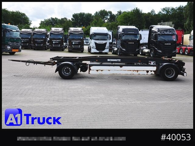 Remorque à bras amovible SCHMITZ ACF 20, Schlitten, zwillingsbereift, bis 7700mm Container
