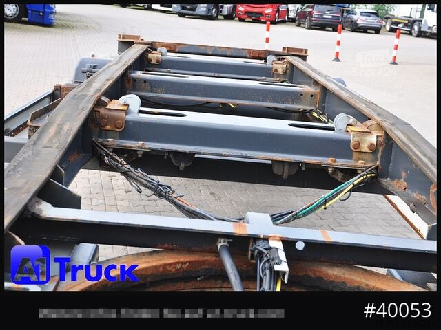 Remorque à bras amovible SCHMITZ ACF 20, Schlitten, zwillingsbereift, bis 7700mm Container