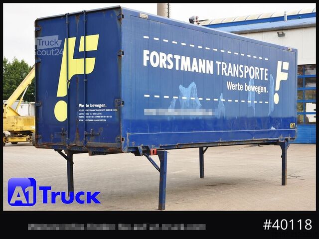 Swap body with box structure KRONE BDF 7,82 Container, 2700mm Innenhöhe, Portaltür