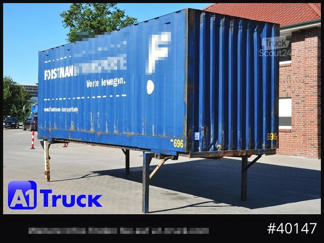 Swap body with box structure KRONE BDF 7,82 Container, 2700mm Innenhöhe, Portaltür