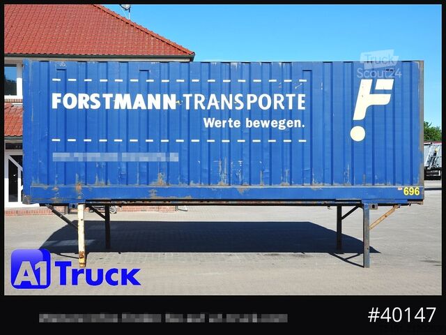 Swap body with box structure KRONE BDF 7,82 Container, 2700mm Innenhöhe, Portaltür