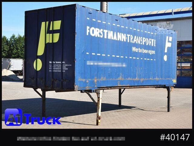 Swap body with box structure KRONE BDF 7,82 Container, 2700mm Innenhöhe, Portaltür