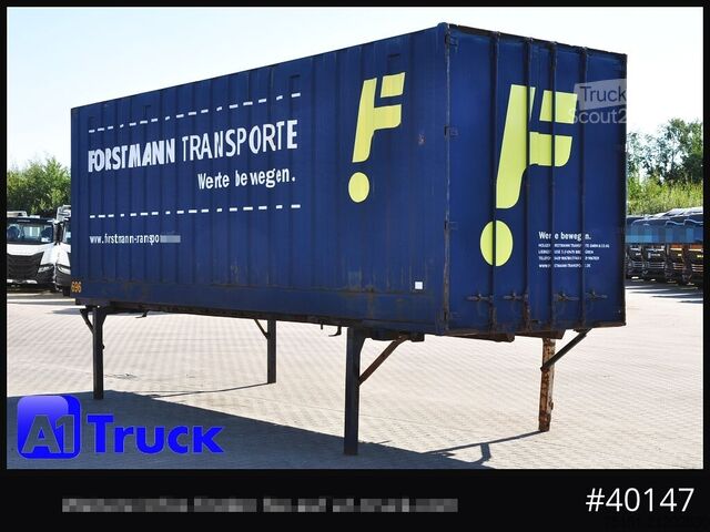 Swap body with box structure KRONE BDF 7,82 Container, 2700mm Innenhöhe, Portaltür