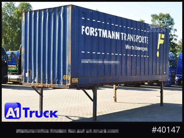 Swap body with box structure KRONE BDF 7,82 Container, 2700mm Innenhöhe, Portaltür