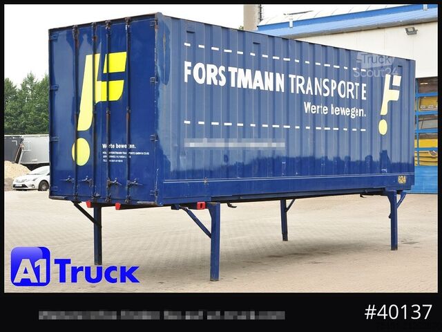 Swap body with box structure KRONE BDF 7,82 Container, 2700mm Innenhöhe, Portaltür