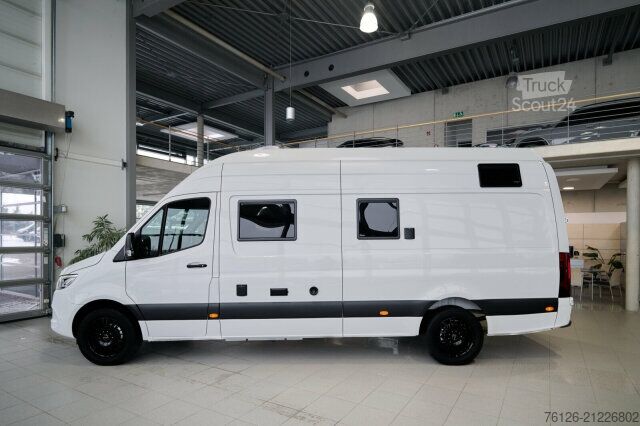 Panel van Mercedes-Benz Sprinter 319 CDI Superhochdach Küche+Bad+GARAGE