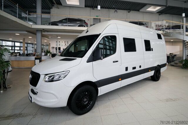 Panelová dodávka Mercedes-Benz Sprinter 319 CDI Superhochdach Küche+Bad+GARAGE