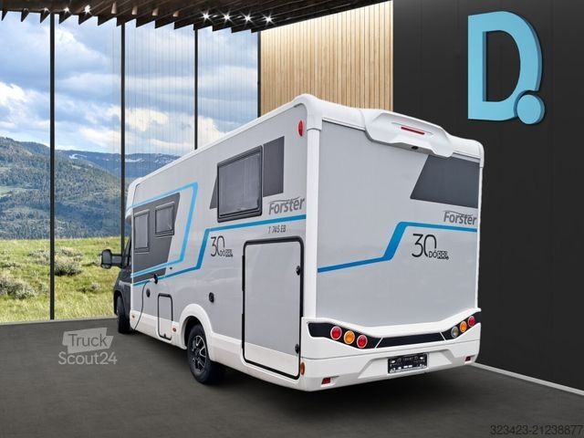 Semi-integrated camper FORSTER T F745 EB LTE,Solar,Markise,Lithium,Hubbett
