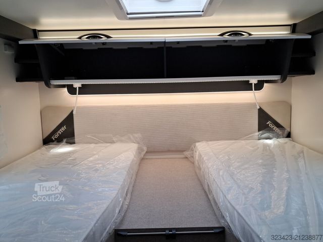 Semi-integrated camper FORSTER T F745 EB LTE,Solar,Markise,Lithium,Hubbett