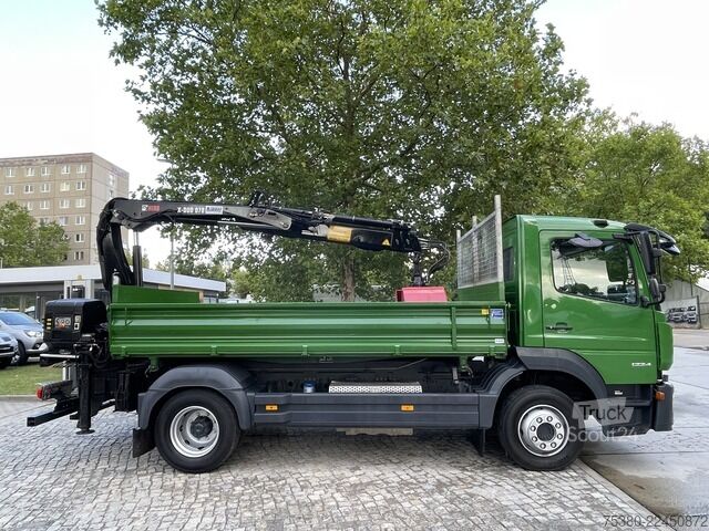 Dreiseitenkipper LKW mercedes-benz Atego 1224 Zweiseitenkipper Kran Greifer *Klima*
