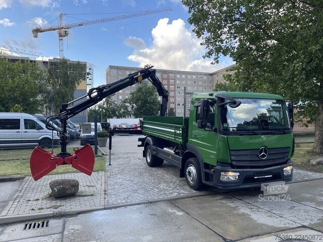 Dreiseitenkipper LKW mercedes-benz Atego 1224 Zweiseitenkipper Kran Greifer *Klima*