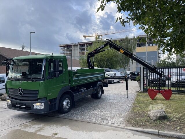 Dreiseitenkipper LKW mercedes-benz Atego 1224 Zweiseitenkipper Kran Greifer *Klima*