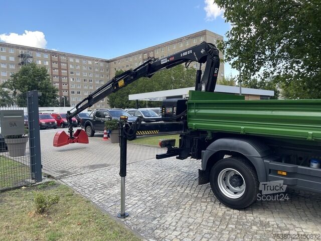 Dreiseitenkipper LKW mercedes-benz Atego 1224 Zweiseitenkipper Kran Greifer *Klima*