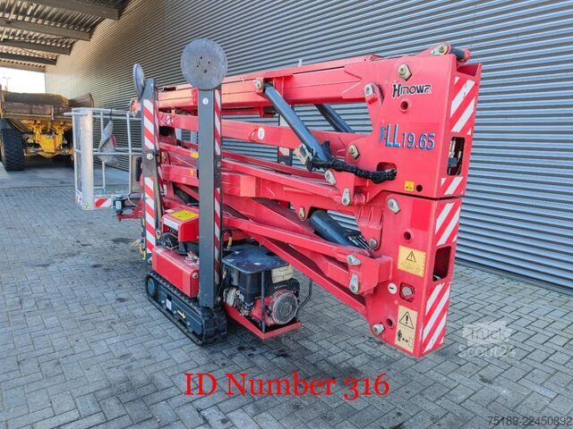 Platformă de lucru telescopică articulată Hinowa Lightlift 1965 Petrol + Electric!