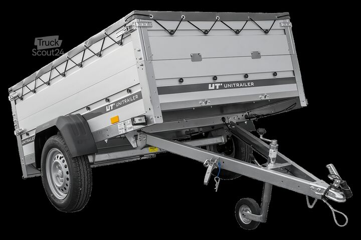 Přívěs na auto Unitrailer Garden 201 KIPP ALU mit Bordwandaufsatz