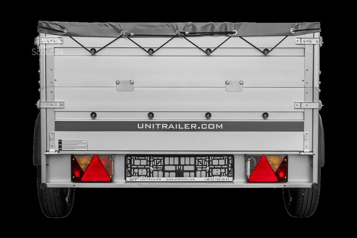 Přívěs na auto Unitrailer Garden 201 KIPP ALU mit Bordwandaufsatz