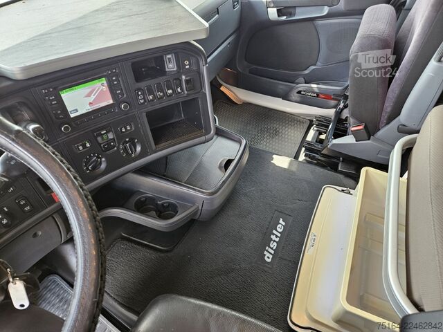 Autocamion cu cârlig pentru containere SCANIA R 450 6x2 Nachlauflenkachse
