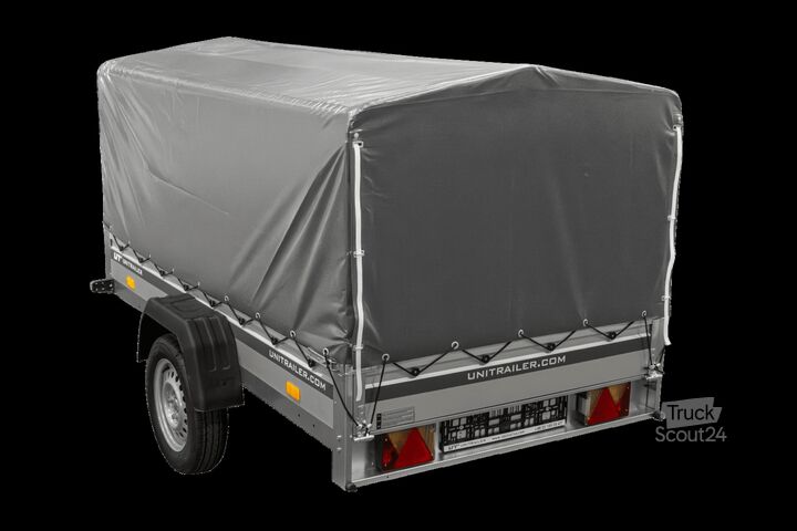 مقطورة سيارة Unitrailer Garden 230 KIPP ALU mit 80 cm Hochplane