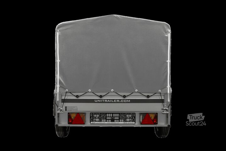مقطورة سيارة Unitrailer Garden 230 KIPP ALU mit 80 cm Hochplane