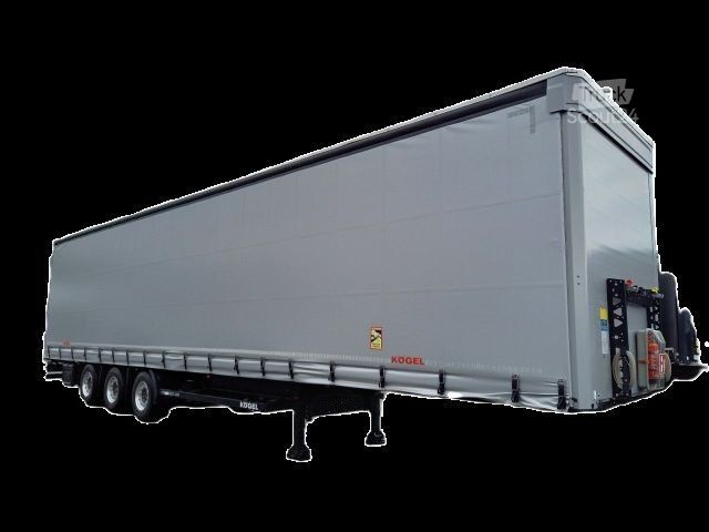 Open oplegger met zeil KÖGEL MEGA 3Achs NEUFAHRZEUG Curtainsider Liftachse