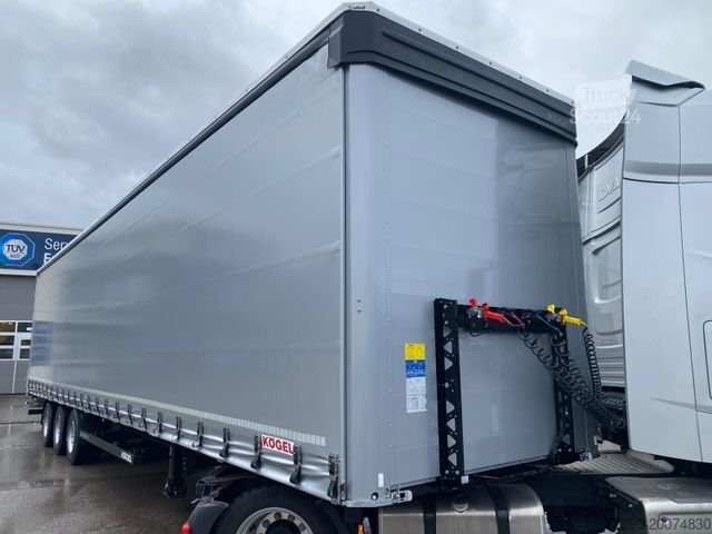 Open oplegger met zeil KÖGEL MEGA 3Achs NEUFAHRZEUG Curtainsider Liftachse