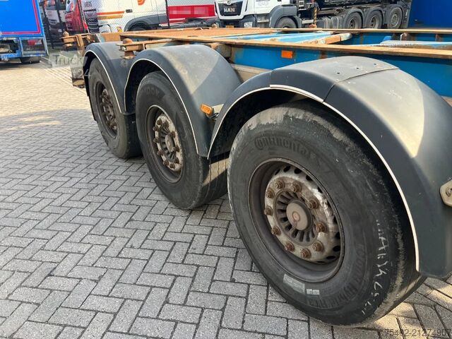 Container transport Van Hool 3B0070 / SAF + Disc / 1x Extendable / Lift Axle