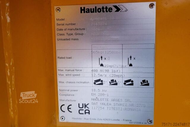 Schaarlift Haulotte COMPACT 10DX Valid Inspection, *Guarantee! Diesel,