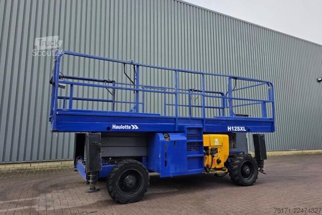 Elevador de tijera Haulotte H12SXL Diesel, 4x4 Drive, 12m Working Height, 700k