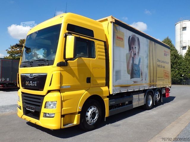 Valníkový nákladní automobil s plachtou MAN TGX 26.460 LL XXL/Ret/Pritsche/Heitling/Kompress