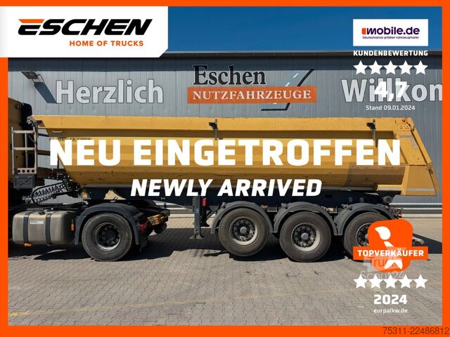 Tippsemi MEILLER KISA3 25m³ Stahl*Luft/Lift*Rollplane*BPW*Stützen