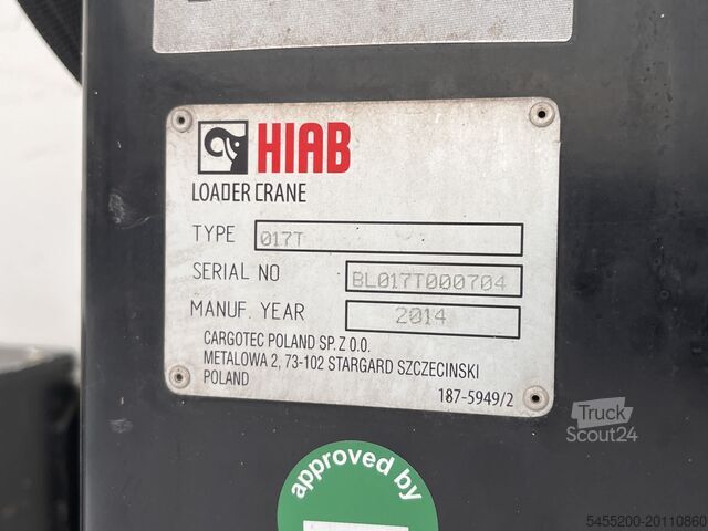Nákladné vozidlo s plošinou a žeriavom Mercedes-Benz Sprinter 513cdi 130pk DC Laadkraan Hiab 017T Ai...