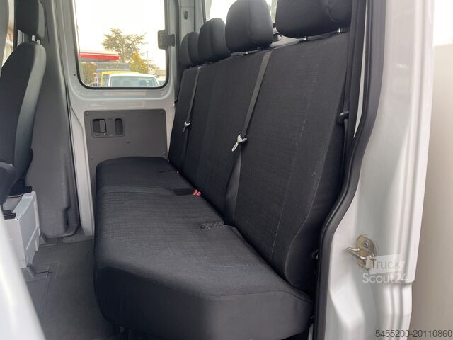 Nákladné vozidlo s plošinou a žeriavom Mercedes-Benz Sprinter 513cdi 130pk DC Laadkraan Hiab 017T Ai...