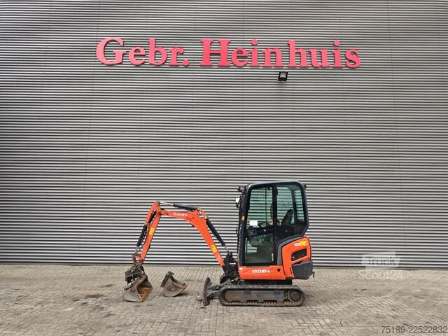 Minirýpadlo Kubota KX018-4 2 Buckets 2 Pieces!