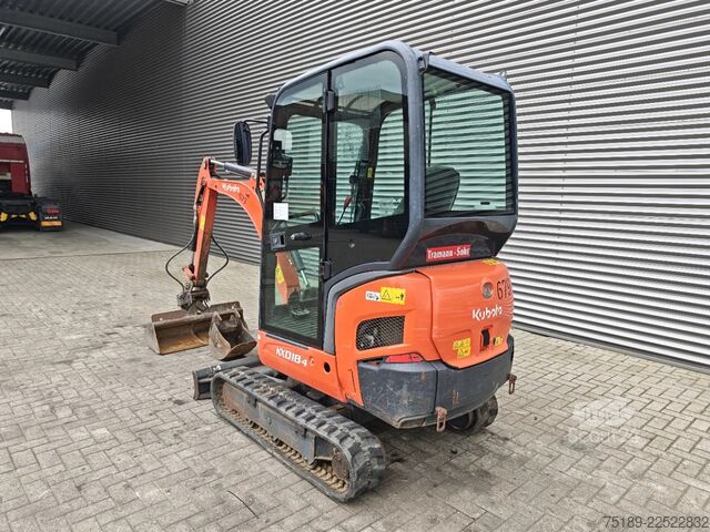 Minirýpadlo Kubota KX018-4 2 Buckets 2 Pieces!