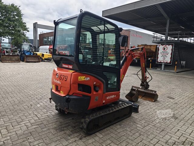 Minirýpadlo Kubota KX018-4 2 Buckets 2 Pieces!