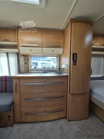 Wohnwagen FENDT Saphir 465 SFB Sackmarkise / Fahrradträger, Trum