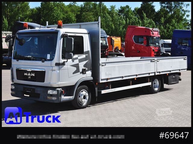Pick-up furgons MAN TGL 8,220, Pritsche offen, L6400mm,  AHK,