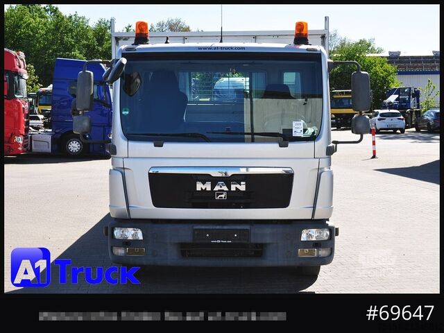 Pick-up furgons MAN TGL 8,220, Pritsche offen, L6400mm,  AHK,