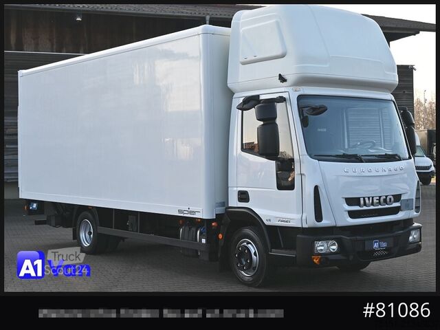 Dėžinis furgonas IVECO Eurocargo 75E21 Koffer, Topsleeper, Luftfederung