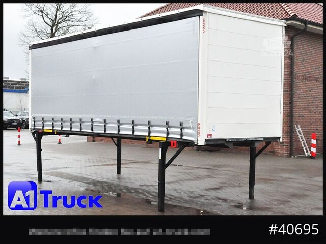 Maināms virsbūves karkass ar platformu un tentu WECON WPR 745, verzinkt, 2520  innen, Code XL, neue Plane