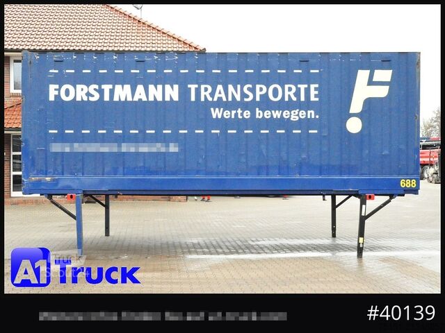 Carroçaria amovível com estrutura em caixa KRONE BDF 7,82 Container, 2700mm Innenhöhe, Portaltür