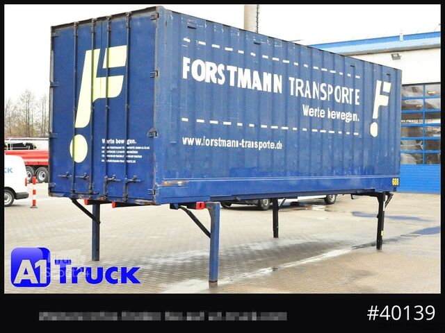 Carroçaria amovível com estrutura em caixa KRONE BDF 7,82 Container, 2700mm Innenhöhe, Portaltür